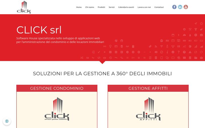 Screenshot of clicksrl.eu