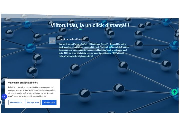 Snimka zaslona za clicktineretiasi.ro