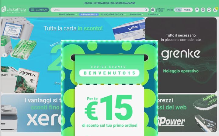 Screenshot of clickufficio.it