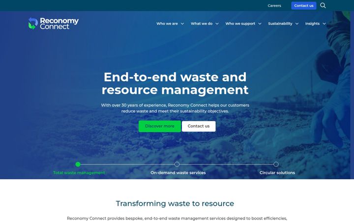 Skjámynd af clickwasteuk.co.uk