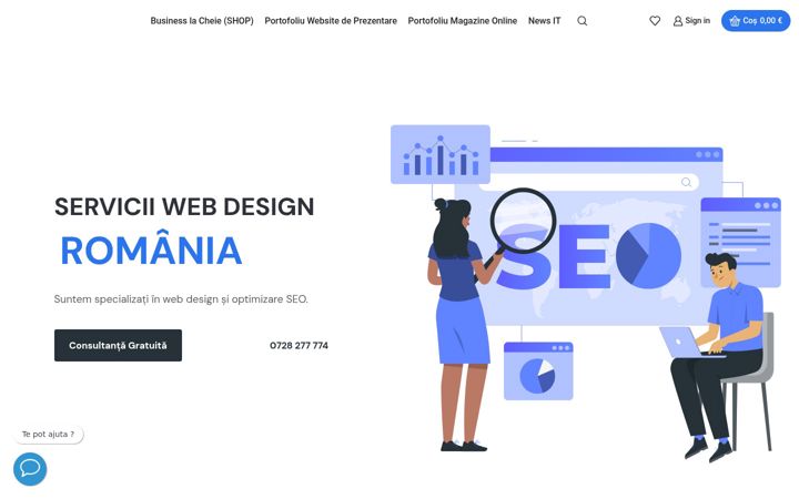 Snimka zaslona za clickweb.ro