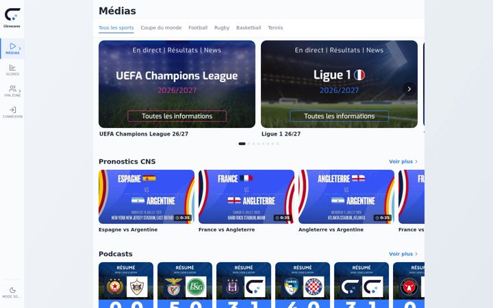 Screenshot of clicnscores-tg.com