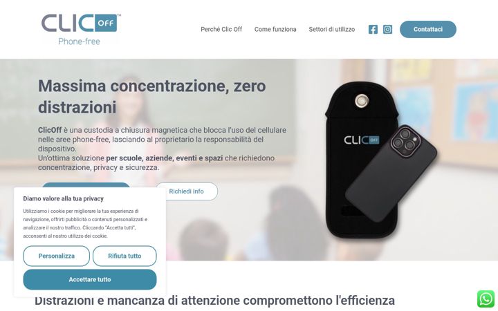 Screenshot of clicoff.it