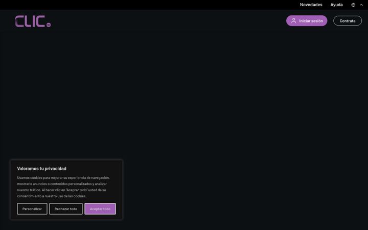 Screenshot of clictv.es