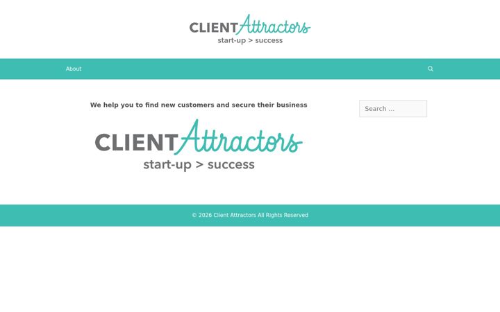 Screenshot of clientattractors.com