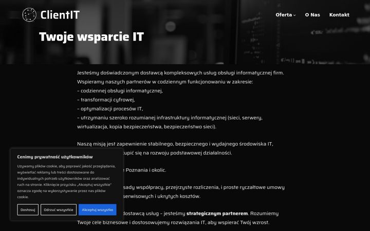 Screenshot of clientit.pl