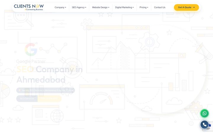 Screenshot di clientsnow.in