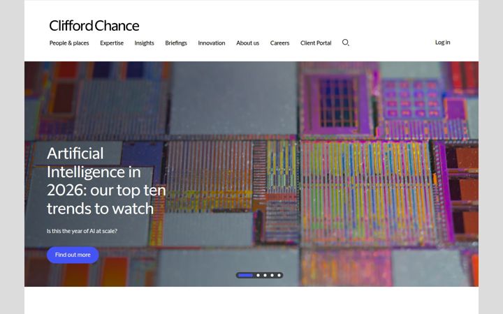 Screenshot of cliffordchance.com