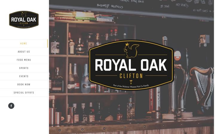 Screenshot of cliftonroyaloak.com