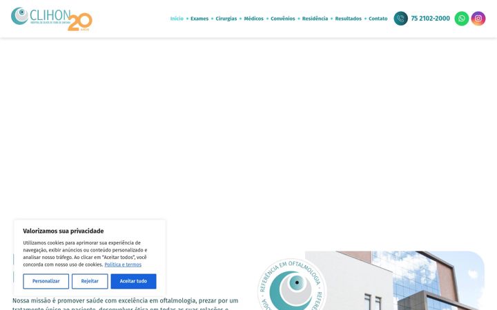 Screenshot van clihon.com.br