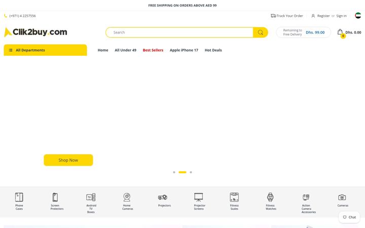 Screenshot of clik2buy.com