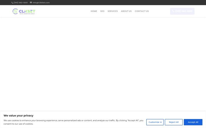 Screenshot of clikset.com
