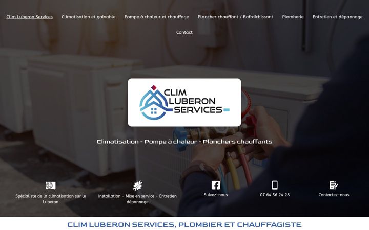 Screenshot of clim-luberon-services.fr