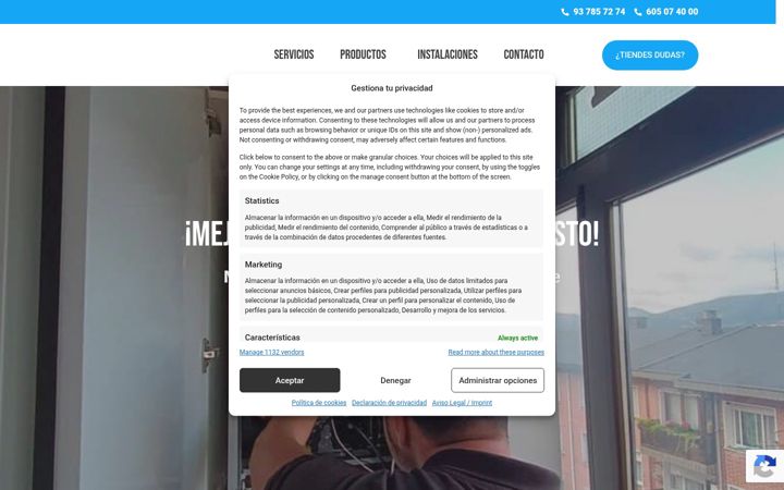 Screenshot of clima-gas.com
