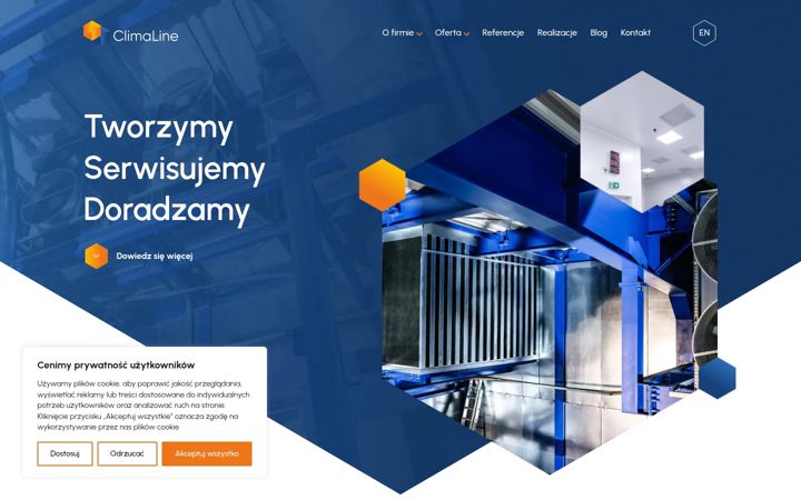 Screenshot of clima-line.pl