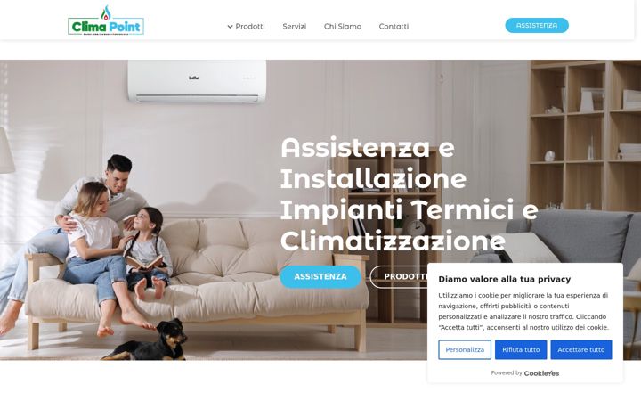 Screenshot of clima-point.com