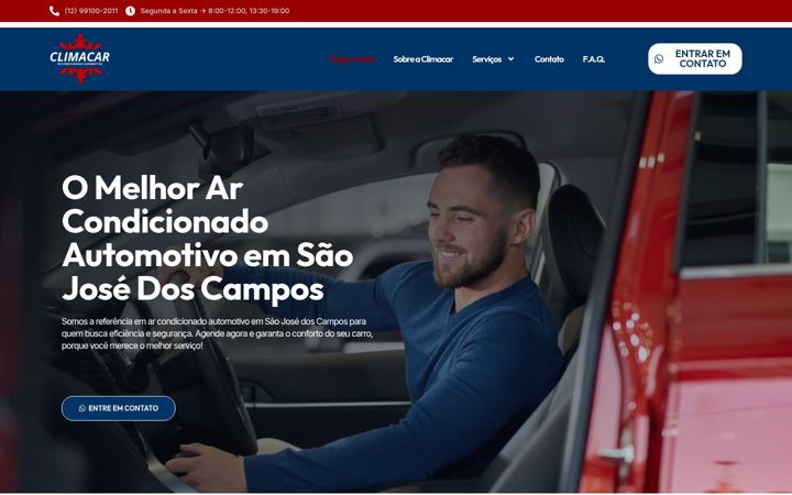 Screenshot of climacararautomotivosjc.com.br