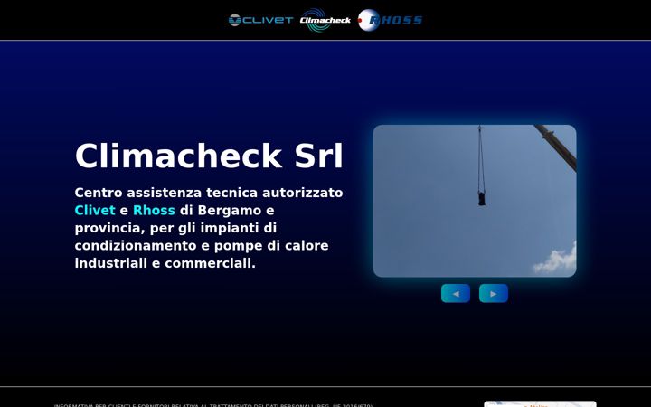 Screenshot of climacheck.it