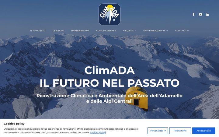 Captura de pantalla de climada.eu