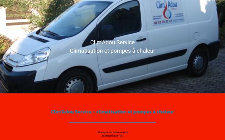 Zrzut ekranu climadou.fr