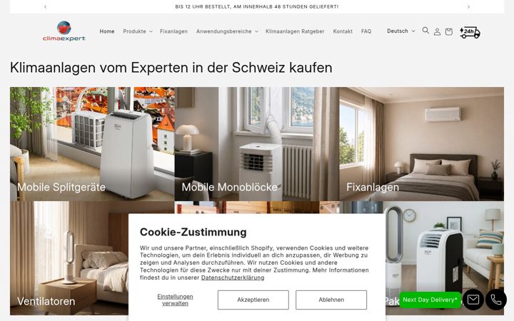 Screenshot of climaexpert.ch