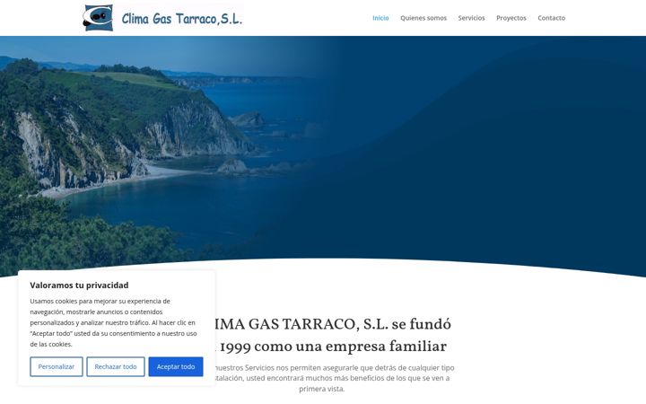 Screenshot of climagastarraco.es