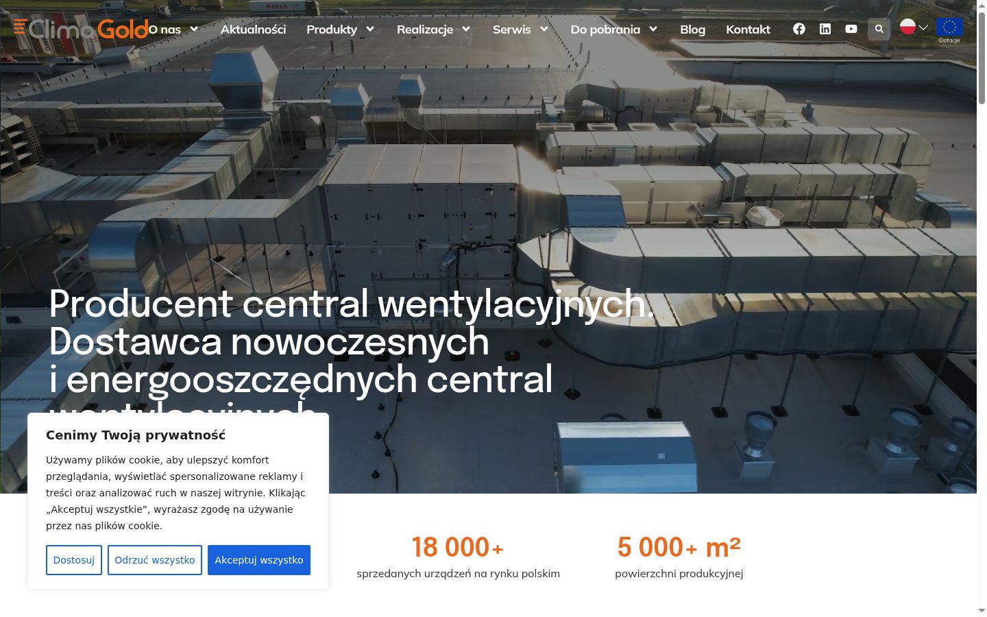Posnetek zaslona pasice za privolitev, prikazane pred kakršno koli interakcijo