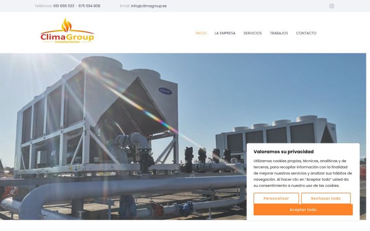 Екранна снимка на climagroup.es