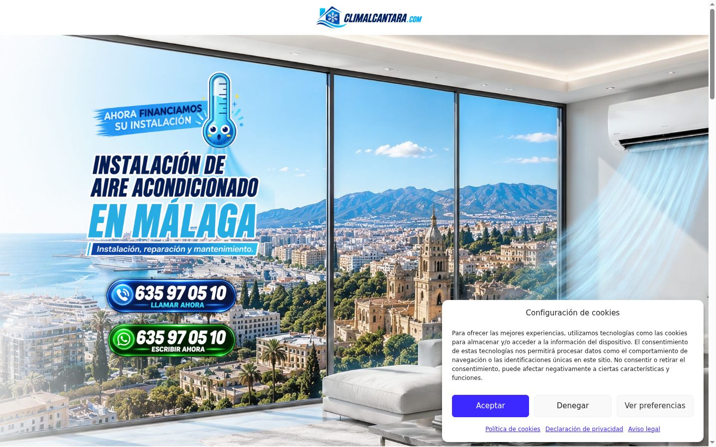 Screenshot tal-banner tal-kunsens muri qabel kwalunkwe interazzjoni