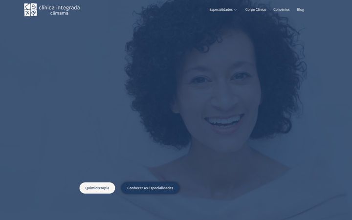 Screenshot of climama.com.br