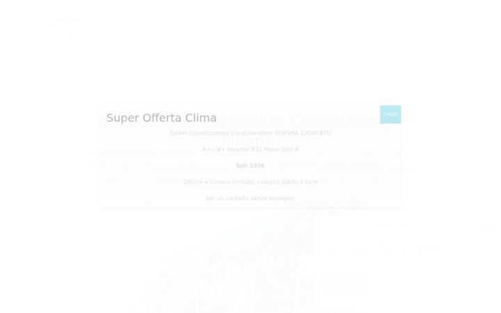 Screenshot of climamilano.com
