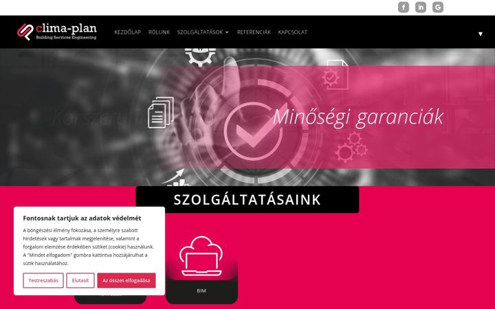 Screenshot του climaplan.hu