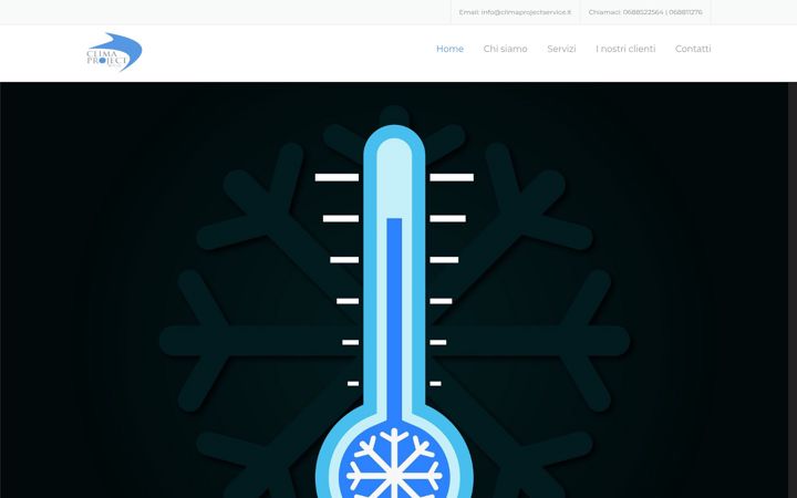 Screenshot of climaproject.eu