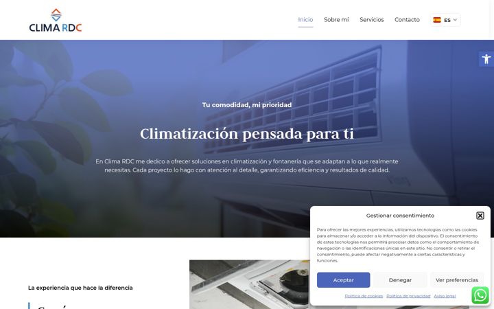 Screenshot of climardc.es