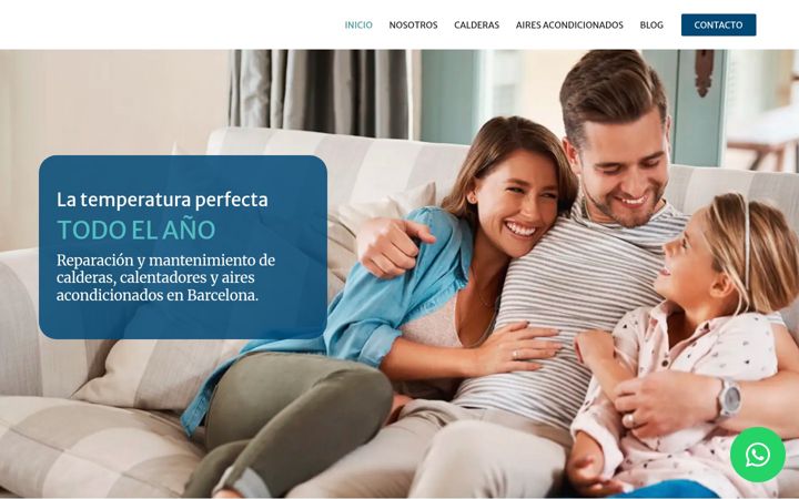 Screenshot di climaribas.es