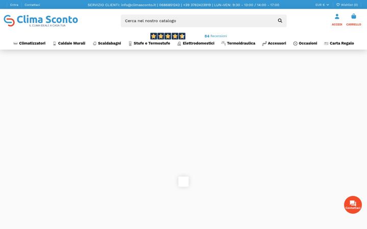 Screenshot of climasconto.it