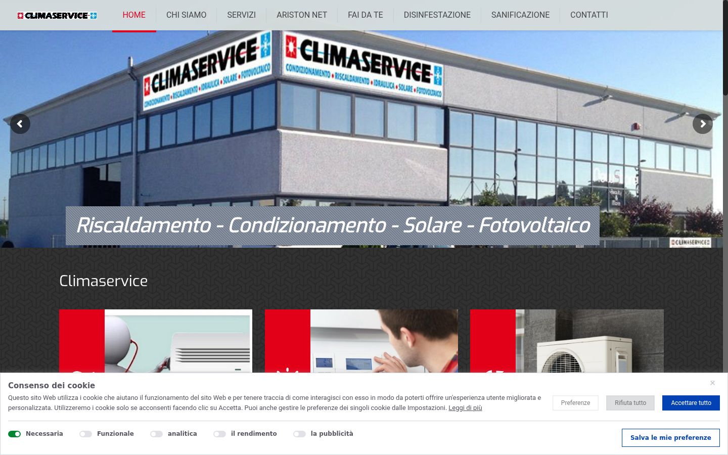 Screenshot tal-banner tal-kunsens muri qabel kwalunkwe interazzjoni