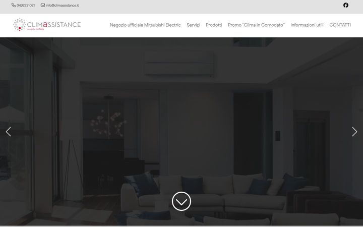 Screenshot of climassistance.it