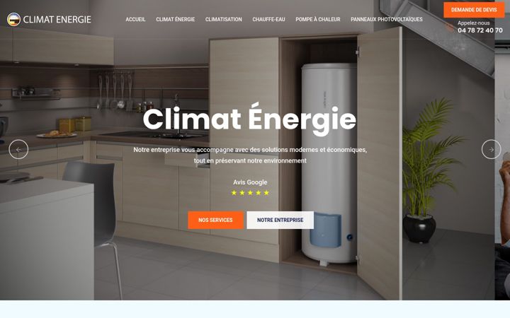 Screenshot of climat-energie.fr
