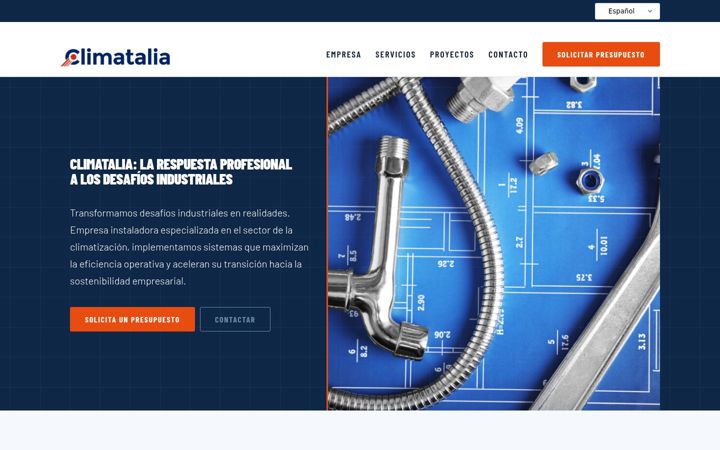 Screenshot of climatalia.com