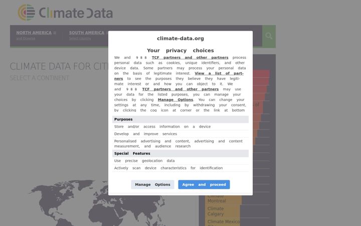 Screenshot von climate-data.org
