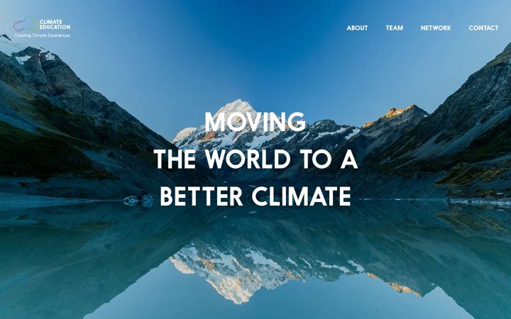 Screenshot of climate-education.com