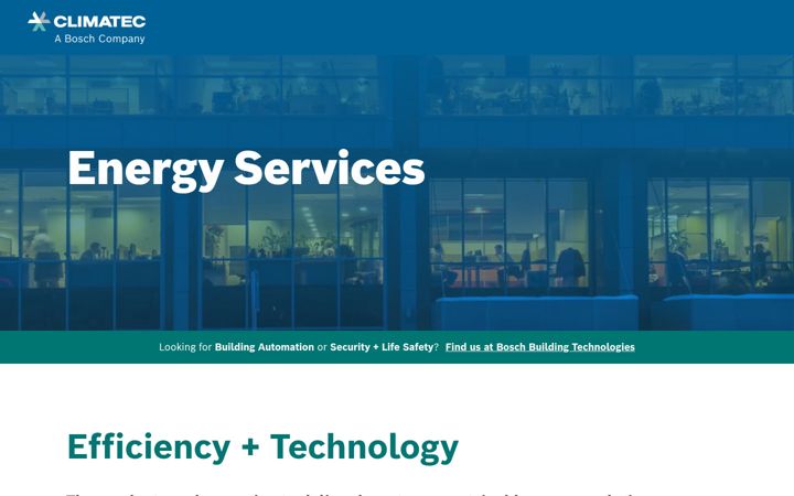 Screenshot of climatec.com