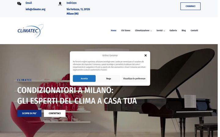 Screenshot stránky climatec.org