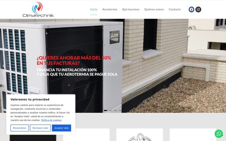 Screenshot of climatechnik.com
