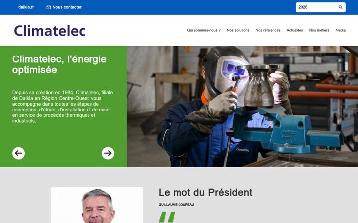 Screenshot of climatelec.fr