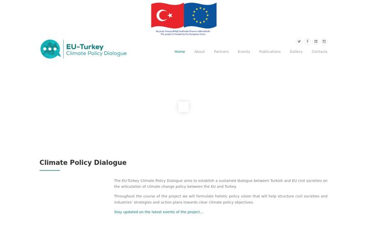 Screenshot of climatepolicydialogue.com