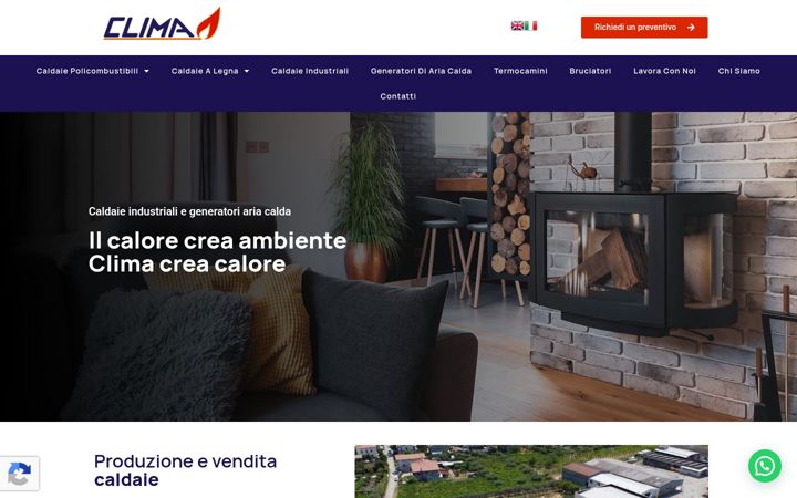Screenshot of climatermomeccanica.it