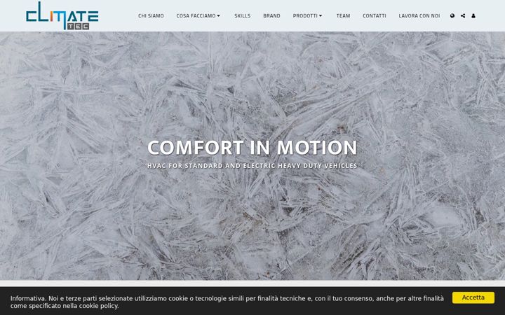 Screenshot of climatetec.it