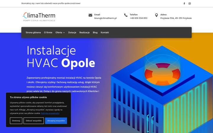 Screenshot of climatherm.pl